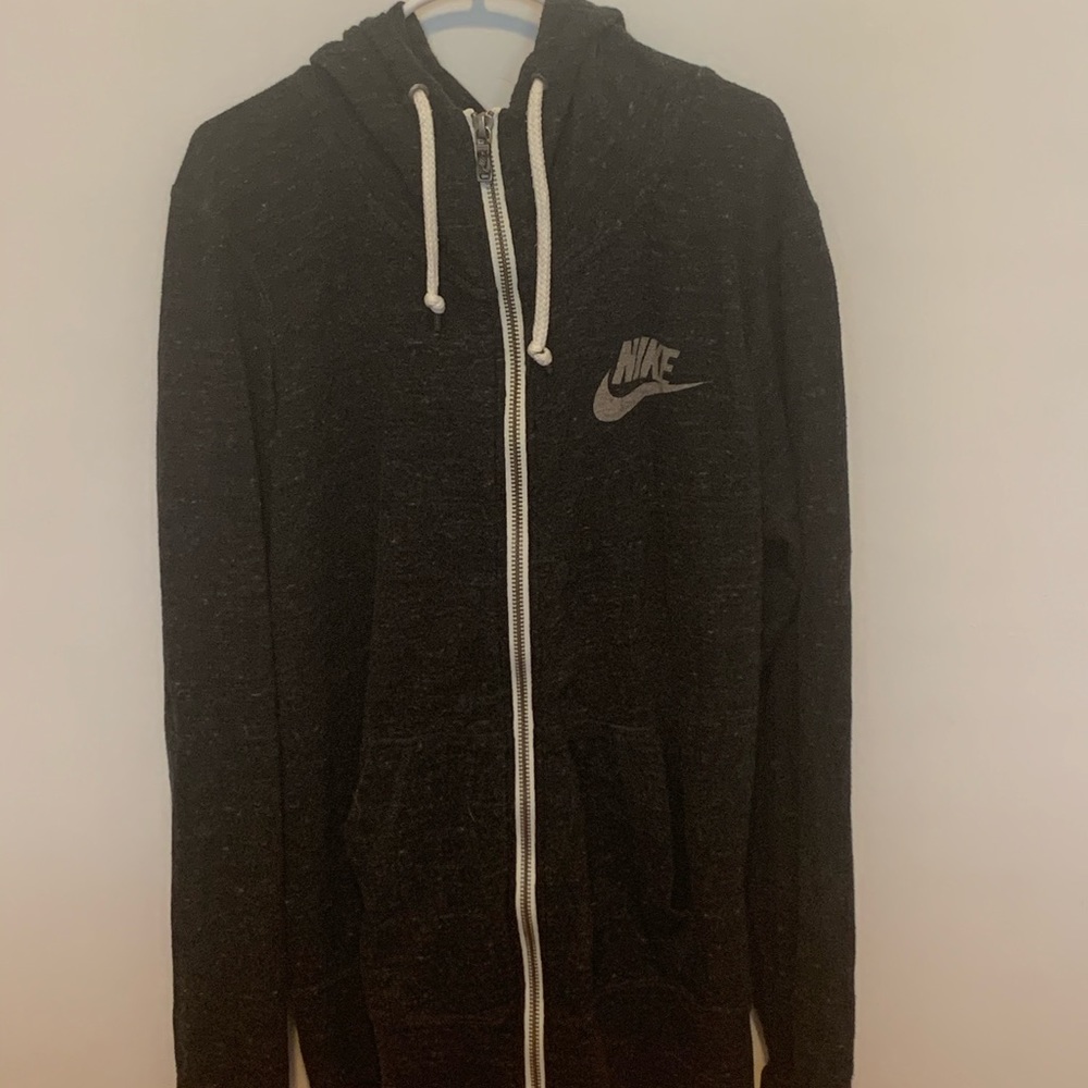 Dark grey nike zip-up
